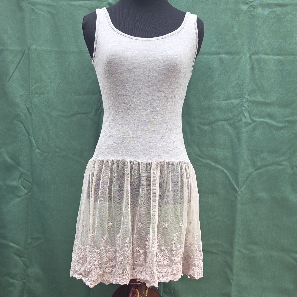 Gray Tank Dress/Top